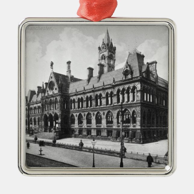 Assize Courts, Manchester, c.1910 Metal Tree Decoration (Front)