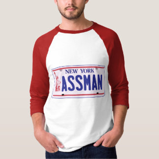 Assman New York License Plate Products T-Shirt