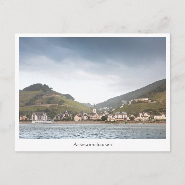 Assmannshausen am Rhein Postcard (Front)
