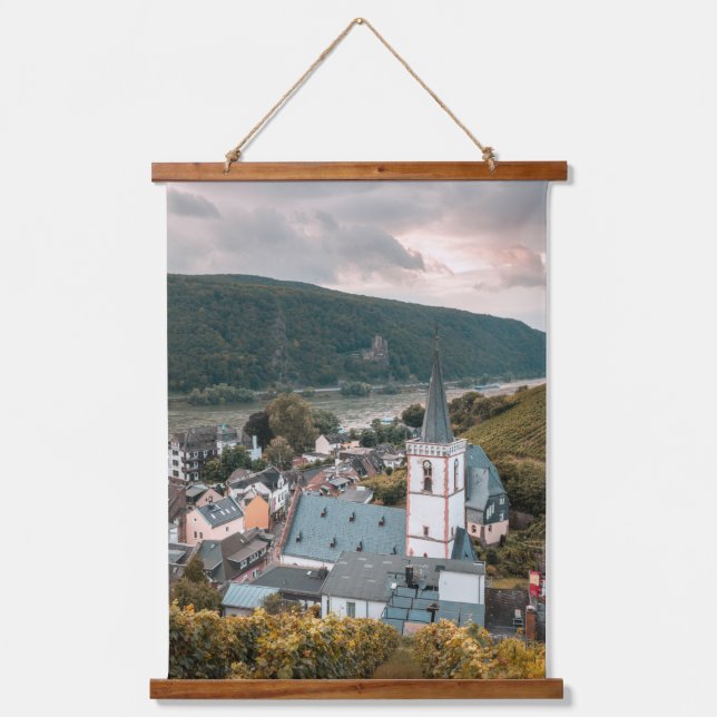 Assmannshausen Germany Hanging Tapestry (Front)