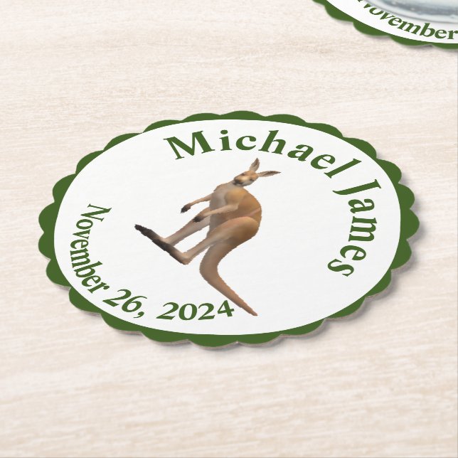 Assorted Animals Paper Coaster (Angled)