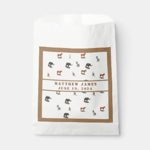 Assorted Animals Themed Baby Shower Favour Bags