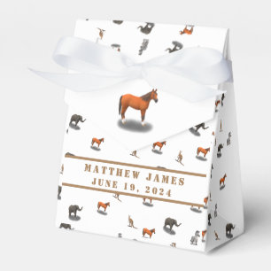 Assorted Animals Themed Baby Shower Favour Box