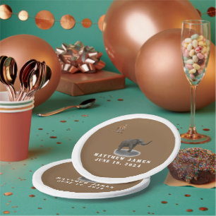 Assorted Animals Themed Baby Shower Paper Plate