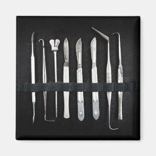 Assorted Antique Embalming Tools Magnet