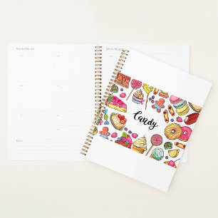 Assorted Candy Spiral Planner