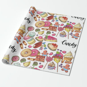 Assorted Candy Wrapping Paper