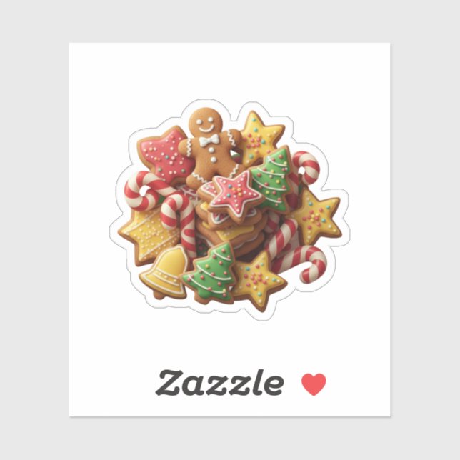 Assorted Christmas Cookie Mix Holiday Treat  (Sheet)