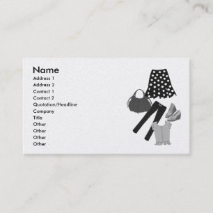 Assorted Clothing Apparel Business Card