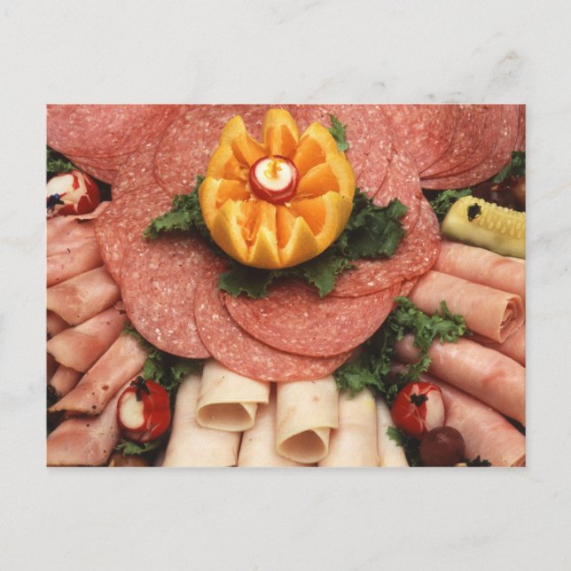 Assorted cold meats postcard (Front)