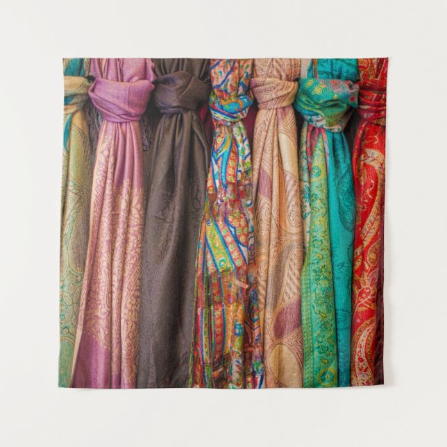 Assorted-color textile lot tapestry (Front)
