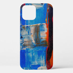 Assorted-colour abstract painting iPhone 12 case