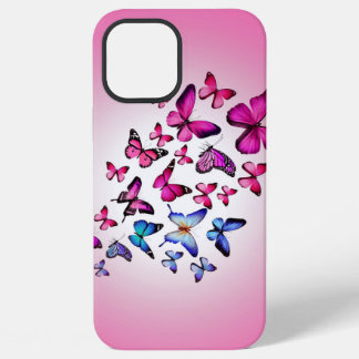 assorted-colour butterfly, flying, colourful iPhone 12 pro max case