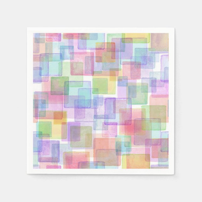 Assorted Colour Cocktail  Napkin (Front)