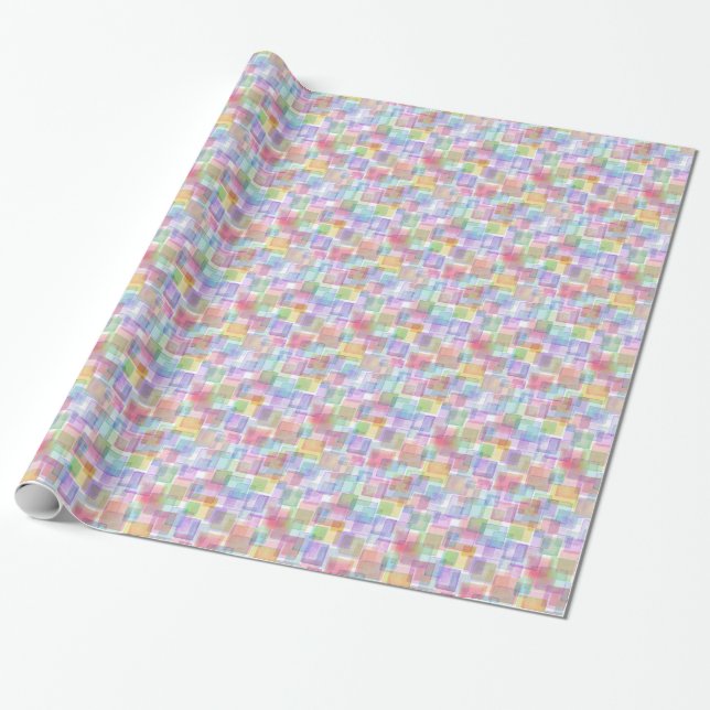 Assorted Colour Glossy  Wrapping Paper (Unrolled)