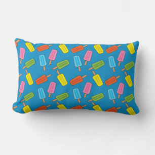 Assorted Colourful Popsicles Pattern Lumbar Cushion