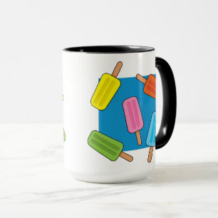 Assorted Colourful Popsicles Pattern Mug