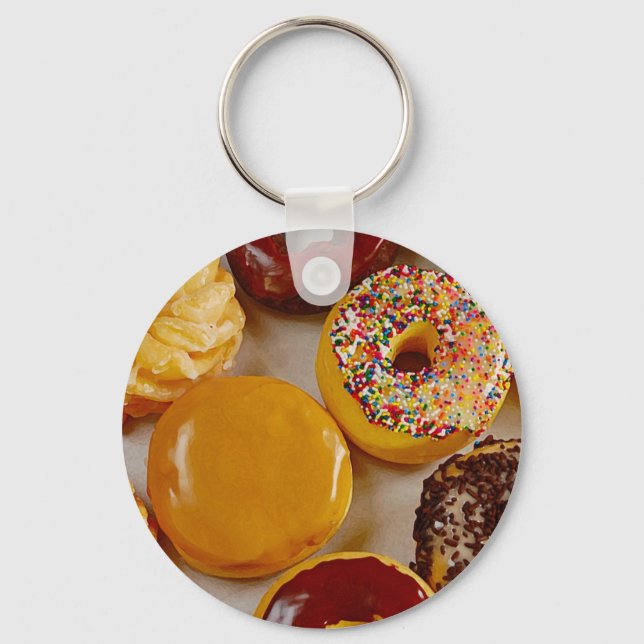 Assorted doughnuts key ring (Front)