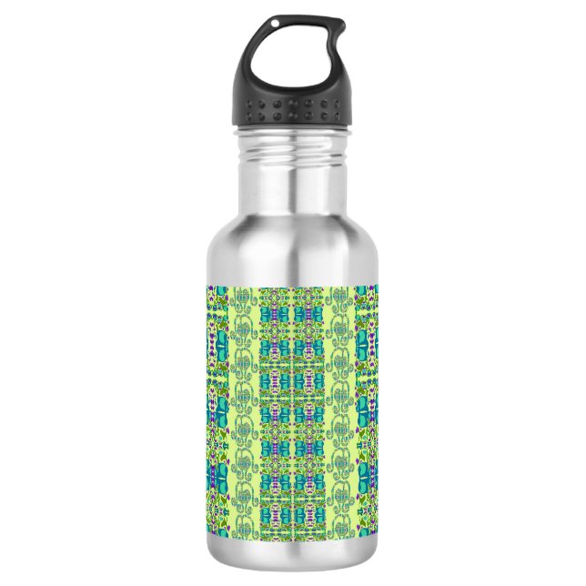 Assorted Floral Cupflowers 532 Ml Water Bottle (Front)