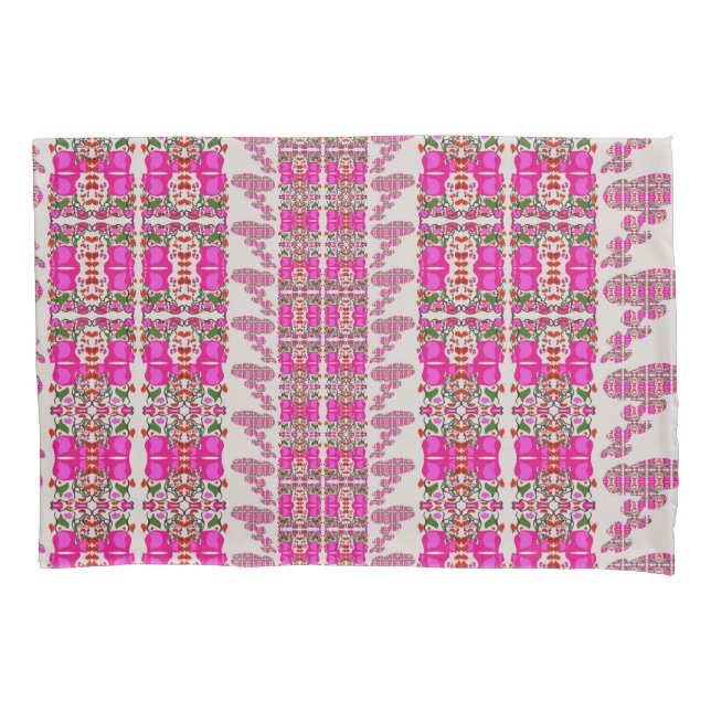 Assorted Floral Roses Pillowcase (Front)