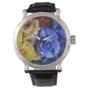 Assorted fresh rose bouquets watch