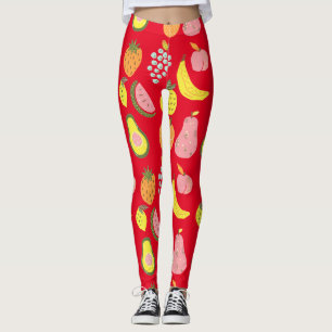 Assorted Fruits Collection Thunder_Cove Leggings