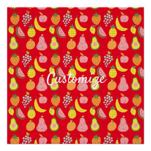 Assorted Fruits Collection Thunder_Cove Poster