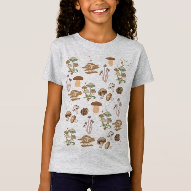 Assorted Mushrooms T-Shirt (Front)