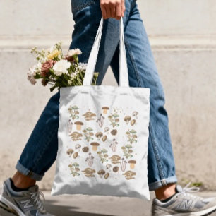Assorted Mushrooms Tote Bag