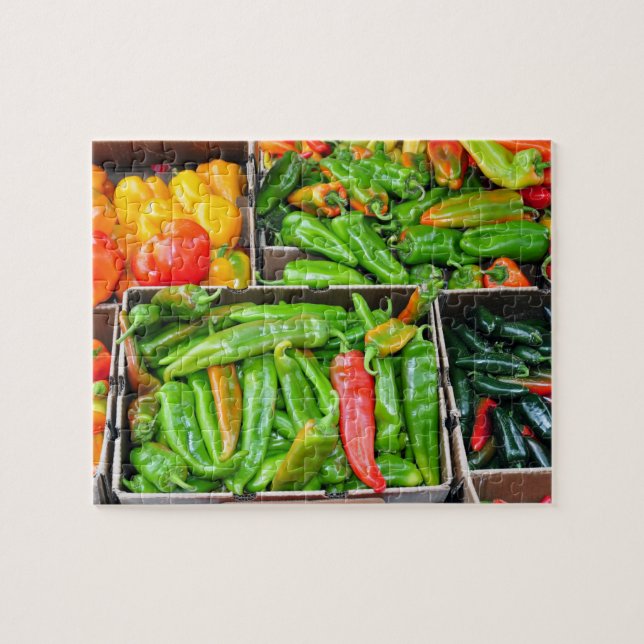 Assorted peppers jigsaw puzzle (Horizontal)