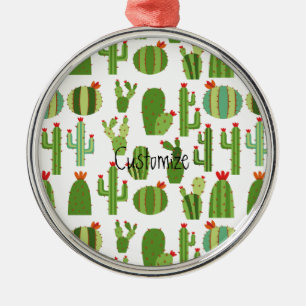 Assorted Red-flowered Cactus Plants Thunder_Cove Metal Tree Decoration