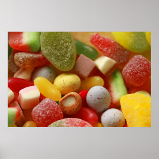 Assorted Sweets Poster Print