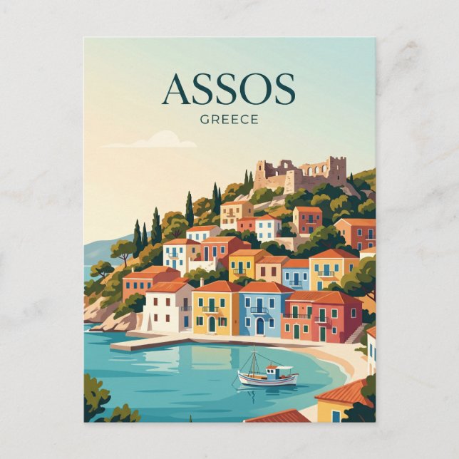 Assos Greece Postcard (Front)