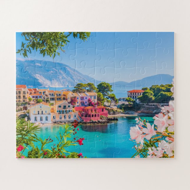 Assos, Kefalonia, Greece Jigsaw Puzzle (Horizontal)