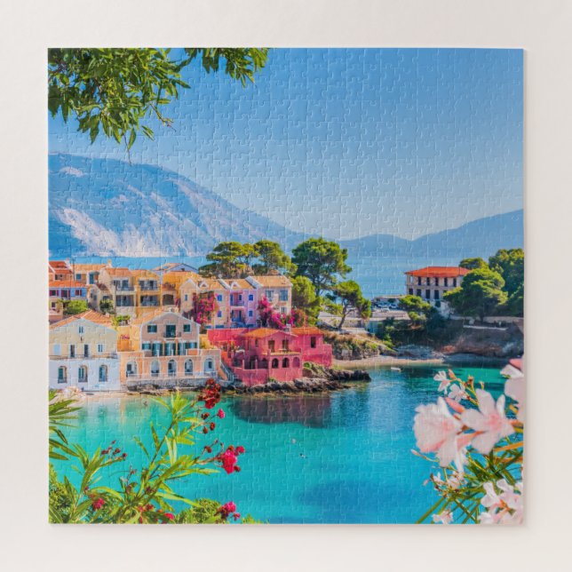 Assos, Kefalonia, Greece Jigsaw Puzzle (Vertical)
