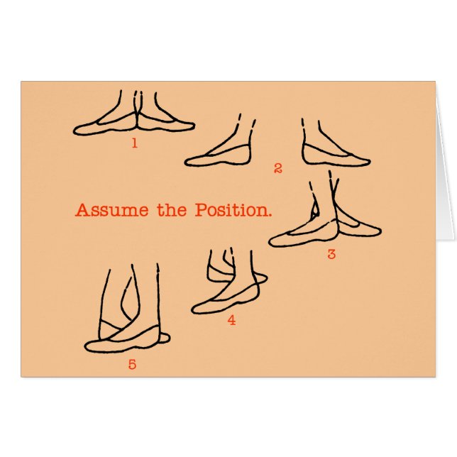Assume the Position Ballet Gifts (Front Horizontal)