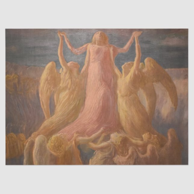 Assumption by Gaetano Previati Tissue Paper (Front)