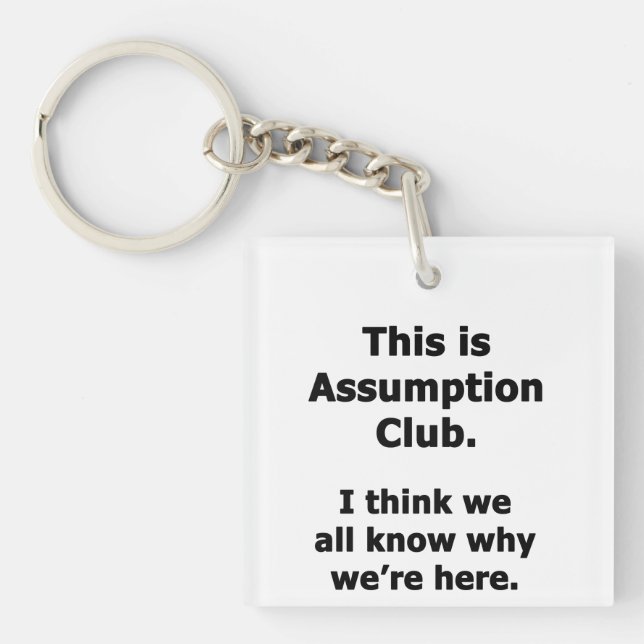 Assumption Club Key Ring (Front)