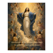 Assumption of Blessed Virgin Mary Art Print