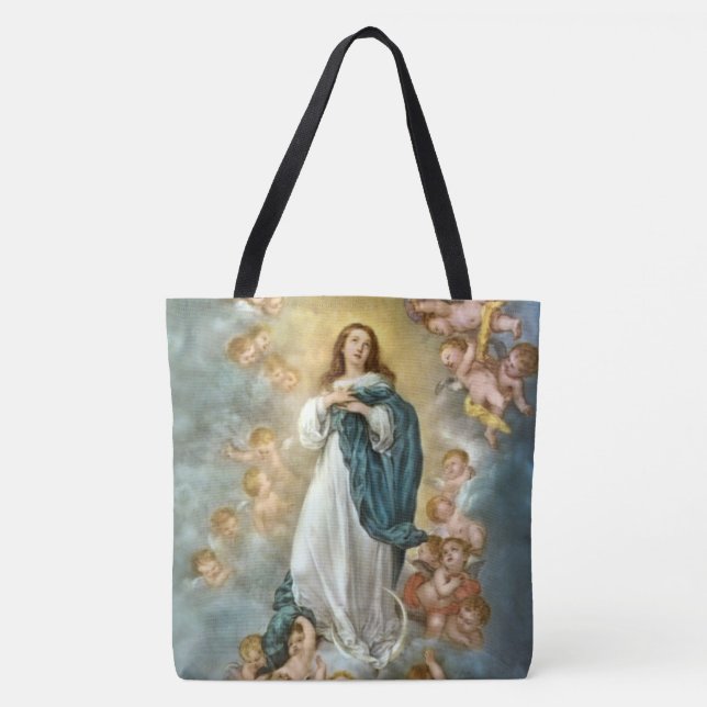 Assumption of Blessed Virgin Mary Tote Bag (Front)