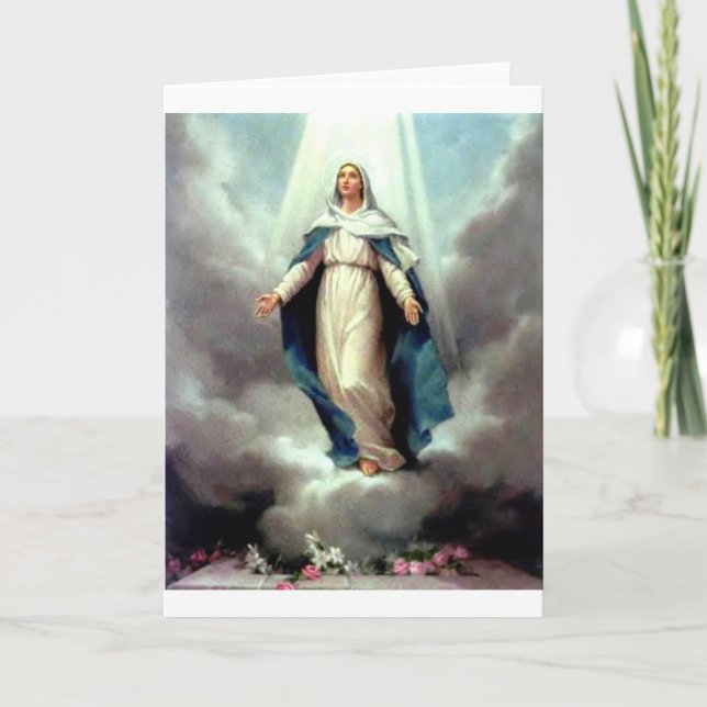 Assumption of Mary Card (Front)