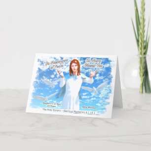 Assumption of St. Mary into Heaven 2 Holiday Card