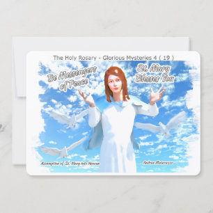 Assumption of St. Mary into Heaven Card