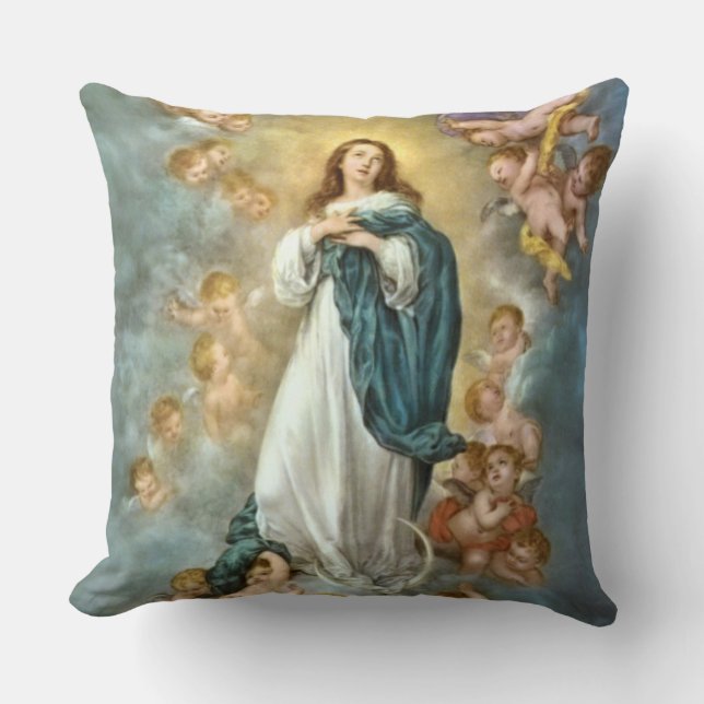 Assumption of the Blessed Virgin Mary Cushion (Front)