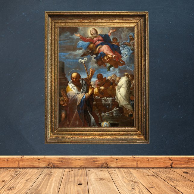 Assumption of the Virgin Giovanni Battista Lenardi Poster (Assumption of the Virgin Giovanni Battista Lenardi Wall Art)