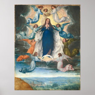 Assumption Virgin - Michel Sittow Fine Art Poster