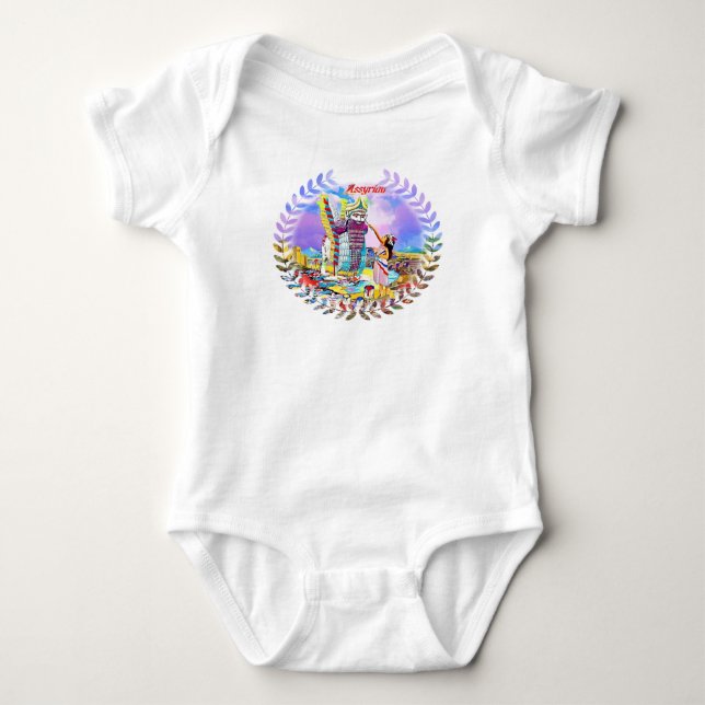 Assyrian Baby T-Shirt Bodysuit (Front)