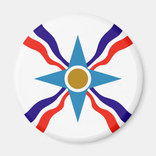 Assyrian Flag - Ata d'Ator Refrigerator Magnet