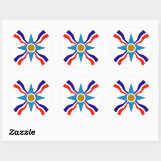 Assyrian Flag - Ata d'Ator Stickers