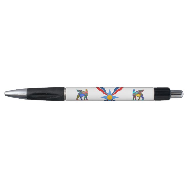 Assyrian Flag / Lamassu Pen (Front)